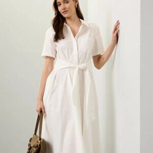 Toccin Megan Tie-Front Midi Dress Size Medium MSRP $495